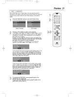 Предварительный просмотр 31 страницы Magnavox MDV458 - Purchased Owner'S Manual