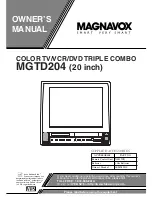 Magnavox MGTD204 Owner'S Manual preview