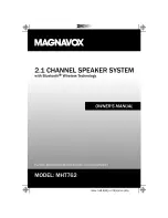 Предварительный просмотр 1 страницы Magnavox MHT762 Owner'S Manual