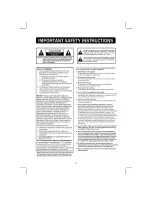 Предварительный просмотр 2 страницы Magnavox MHT762 Owner'S Manual