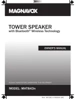 Preview for 1 page of Magnavox MHT843n Owner'S Manual