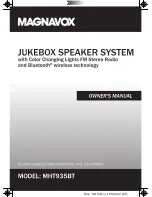 Magnavox MHT935BT Owner'S Manual preview