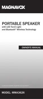 Magnavox MMA3626 User Manual preview