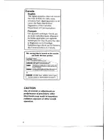 Preview for 2 page of Magnavox MME11037 User Manual