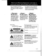 Preview for 4 page of Magnavox MME11037 User Manual