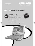 Предварительный просмотр 1 страницы Magnavox MPD-700 User Manual