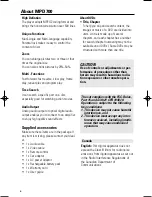 Preview for 6 page of Magnavox MPD-700 User Manual