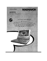 Предварительный просмотр 1 страницы Magnavox MPD720 Owner'S Manual