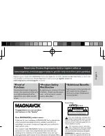 Предварительный просмотр 5 страницы Magnavox MPD8710 User Manual