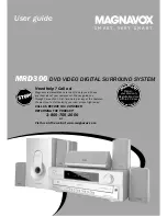 Предварительный просмотр 3 страницы Magnavox MRD300 - Audio System User Manual