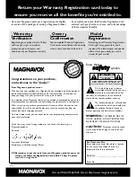 Предварительный просмотр 4 страницы Magnavox MRD300 - Audio System User Manual