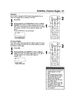 Preview for 61 page of Magnavox MRD500VR - Dvd-video Player Owner'S Manual