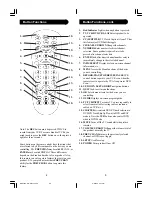 Предварительный просмотр 2 страницы Magnavox MRU3500 - Universal Remote Control Owner'S Manual