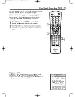 Preview for 71 page of Magnavox MRV700VR - Dvd Recorder / Vcr Owner'S Manual