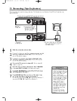 Preview for 72 page of Magnavox MRV700VR - Dvd Recorder / Vcr Owner'S Manual