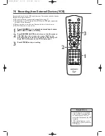 Preview for 74 page of Magnavox MRV700VR - Dvd Recorder / Vcr Owner'S Manual