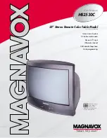 Magnavox MS2530C - 25i Color Tv Brochure предпросмотр