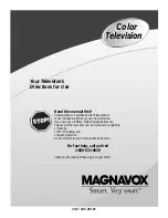 Предварительный просмотр 1 страницы Magnavox MS3650C - 36" Smart Ctv Directions For Use Manual