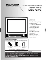 Preview for 1 page of Magnavox MSD724 G Owner'S Manual