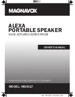 Magnavox MSH317 Owner'S Manual preview