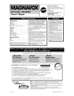 Preview for 1 page of Magnavox MT1331B3 Owner'S Manual