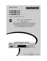 Magnavox MVR440MG - Vcr Mono Owner'S Manual preview