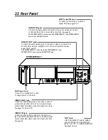 Preview for 22 page of Magnavox MVR440MG - Vcr Mono Owner'S Manual