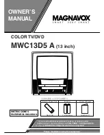 Magnavox MWC13D5 A Owner'S Manual preview