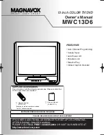 Magnavox MWC13D6 Owner'S Manual preview