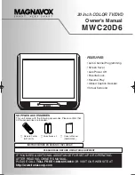 Preview for 1 page of Magnavox MWC20D6 Owner'S Manual