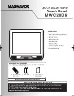 Предварительный просмотр 1 страницы Magnavox MWC20D6 Owner'S Manual