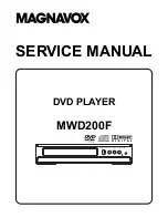 Preview for 1 page of Magnavox MWD200F Service Manual