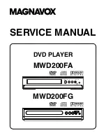 Magnavox MWD200FG Service Manual preview