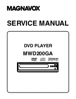 Magnavox MWD200GA Service Manual preview