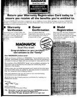 Preview for 2 page of Magnavox PS1963C121 Owner'S Manual