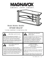 Preview for 1 page of Magnavox ST508105G/37 User Manual
