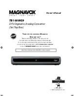 Preview for 1 page of Magnavox TB100MG9 - Owner'S Manual