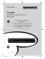 Предварительный просмотр 1 страницы Magnavox TB100MW9 Owner'S Manual