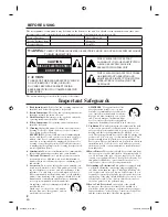 Предварительный просмотр 2 страницы Magnavox TB100MW9 Owner'S Manual