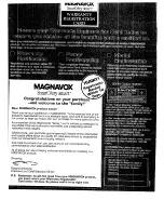 Preview for 2 page of Magnavox TR2560B Owner'S Manual