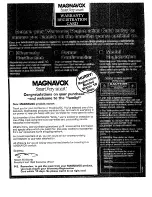 Preview for 2 page of Magnavox TS2760 Owner'S Manual