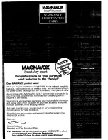 Preview for 2 page of Magnavox TS3262 Owner'S Manual