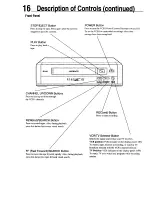 Предварительный просмотр 16 страницы Magnavox VR3440 Owner'S Manual