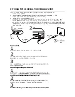 Предварительный просмотр 2 страницы Magnavox VR400BMG Hookup Pages