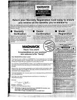 Предварительный просмотр 2 страницы Magnavox VRS960 Owner'S Manual