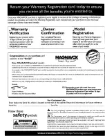 Preview for 2 page of Magnavox VRU262AT Owner'S Manual