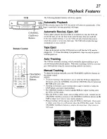 Preview for 27 page of Magnavox VRU262AT Owner'S Manual