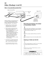 Preview for 34 page of Magnavox VRU262AT Owner'S Manual