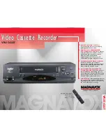 Magnavox VRU542AT Specifications preview