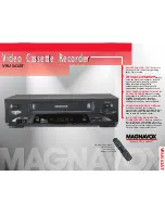 Magnavox VRU562AT Specifications preview